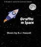 Giraffes in Space Concert Band sheet music cover